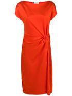 Lanvin Knot Detail Dress - Yellow & Orange