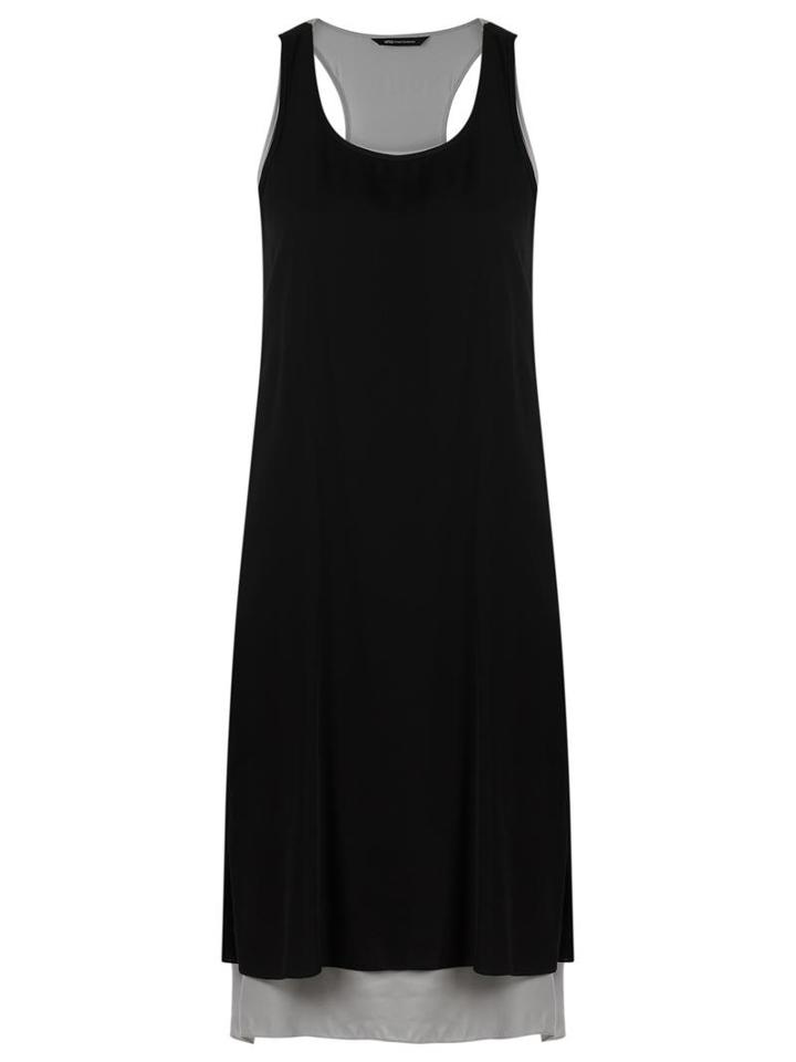 Uma Raquel Davidowicz - Overlay Dress - Women - Viscose - 40, Black, Viscose