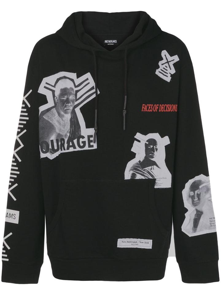 Newams Peter Stuyvesant Print T-shirt - Black