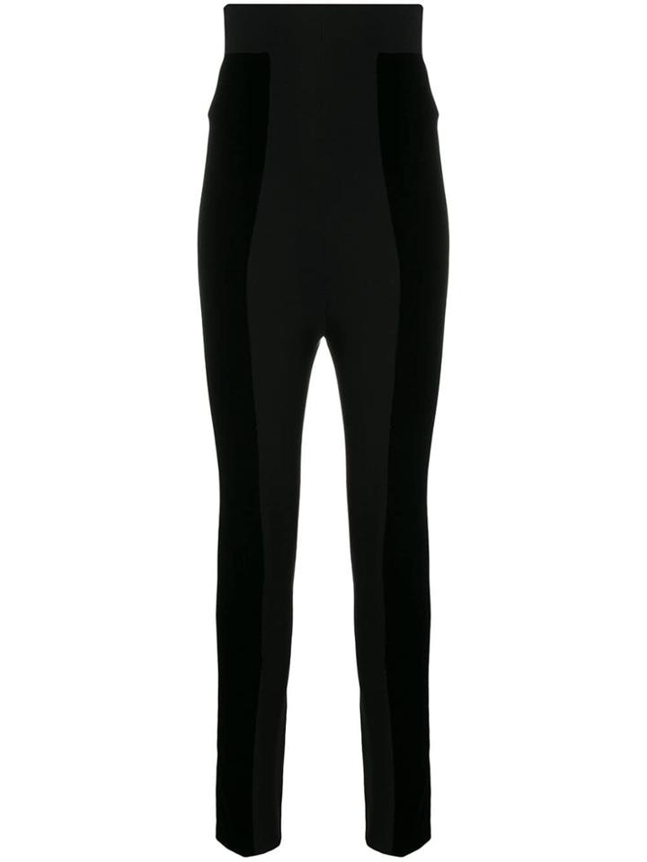 Jean Paul Gaultier Vintage 1990's High Rise Skinny Trousers - Black