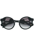 Prada Eyewear Round-frame Cinema Sunglasses - Black