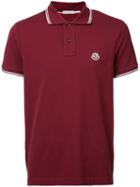 Moncler Polo Shirt, Men's, Size: Medium, Red, Cotton