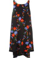 No21 Floral Print Dress, Women's, Size: 38, Black, Cupro/viscose/spandex/elastane