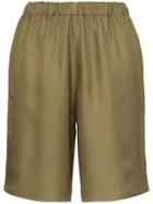 Deitas Cap Dantibes Silk Shorts - Green
