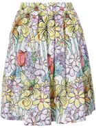 Moschino Paint By Number Print Skirt - Multicolour