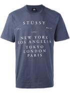 Stussy 'world Touring' T-shirt