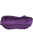 Etro Multiprint Belt, Women's, Pink/purple, Silk/polyester