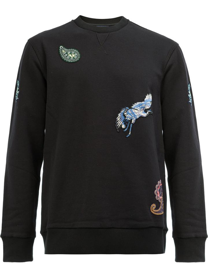 Lanvin Paisley Embroidered Sweatshirt - Black