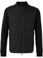 Boss Hugo Boss Quilted Bomber Jacket, Men's, Size: Xxl, Black, Cotton/polyamide/polyester