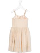 Stella Mccartney Kids - Sequin Embellished Tulle Dress - Kids - Cotton/polyester - 6 Yrs, Girl's, Nude/neutrals