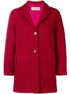 Blanca Classic Single Breasted Coat - Red