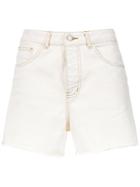 Egrey Denim Shorts - White