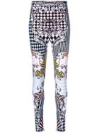 Versace Patterned Baroque Skinny Trousers - Multicolour