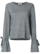 P.a.r.o.s.h. Drawstring Cuff Sweater - Grey