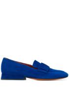 Santoni Ruched Detail Loafers - Blue