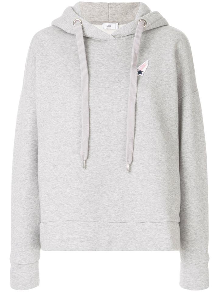 Closed Logo Patch Hooded Sweatshirt - Grey