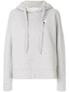 Closed Logo Patch Hooded Sweatshirt - Grey