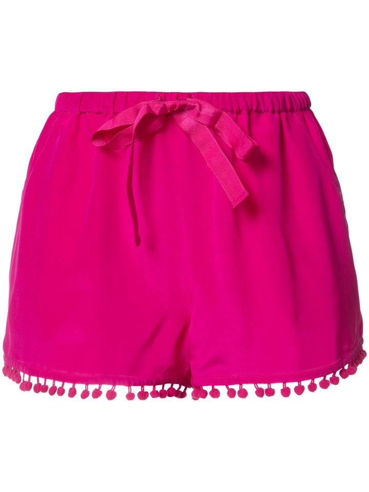 Figue Maja Shorts, Women's, Size: Small, Pink/purple, Silk