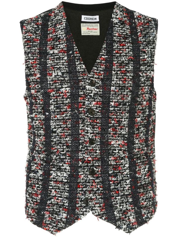 Coohem Blazer Tweed Vest - Multicolour
