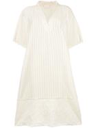 Tara Matthews Lumio Zigzag-print Beach Dress - White