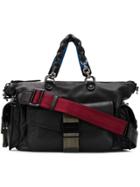 Diesel Leather Bowling Handbag - Black