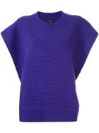 Isabel Marant Chunky Ribbed Jumper - Purple