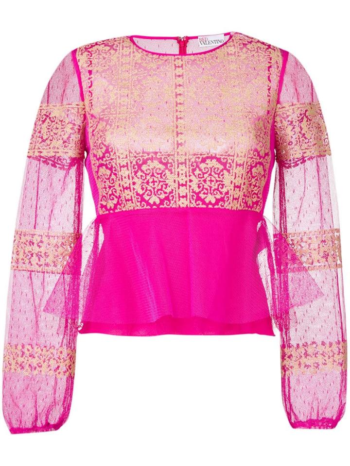 Red Valentino Red Valentino Qr0ab03d43l Mec - Pink & Purple