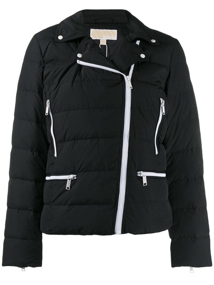 Michael Michael Kors Padded Biker Jacket - Black