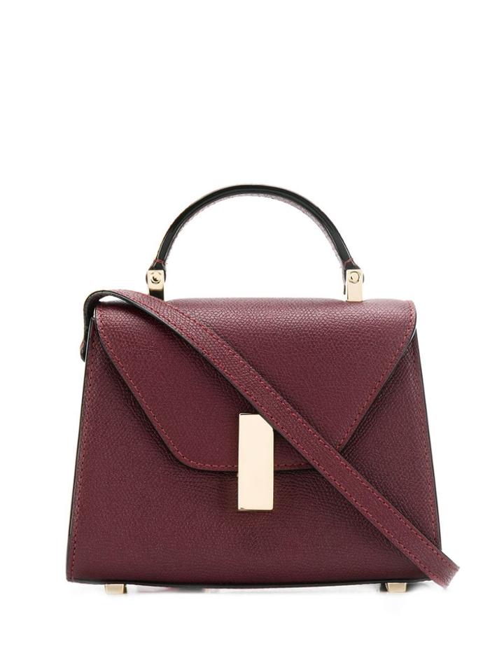 Valextra Micro Jewelled Tote - Red
