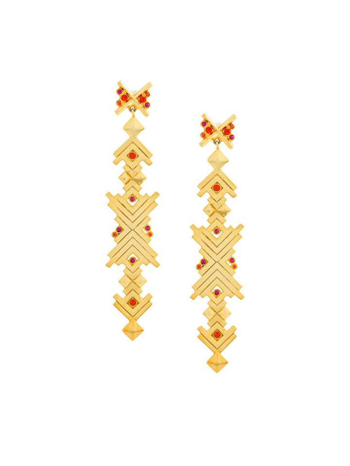 Charlotte Valkeniers Star Earrings - Metallic