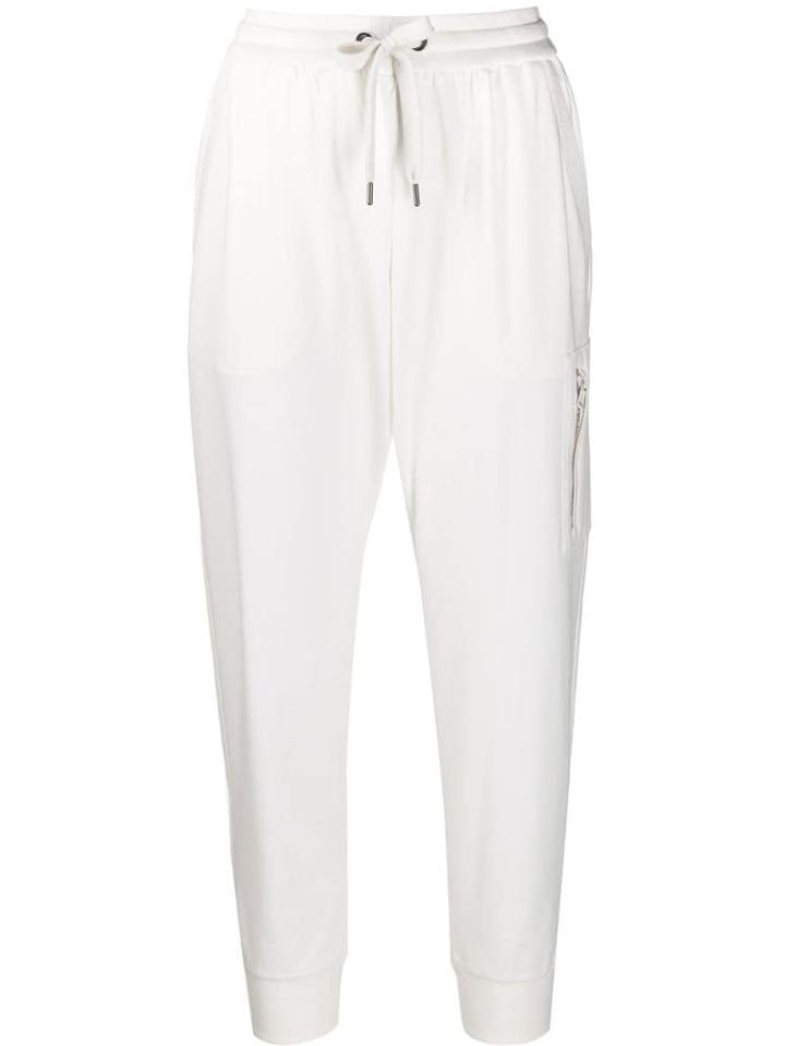 Brunello Cucinelli Tapered Track Pants - White