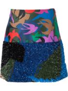 Sonia Rykiel 'swallows' Skirt - Multicolour
