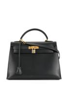 Hermès Pre-owned 1994 Kelly Sellier 32 2way Bag - Black