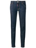 Dsquared2 Medium Waist Twiggy Jeans - Blue