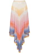 Missoni Midi Skirt With Asymmetric Hem - Multicolour
