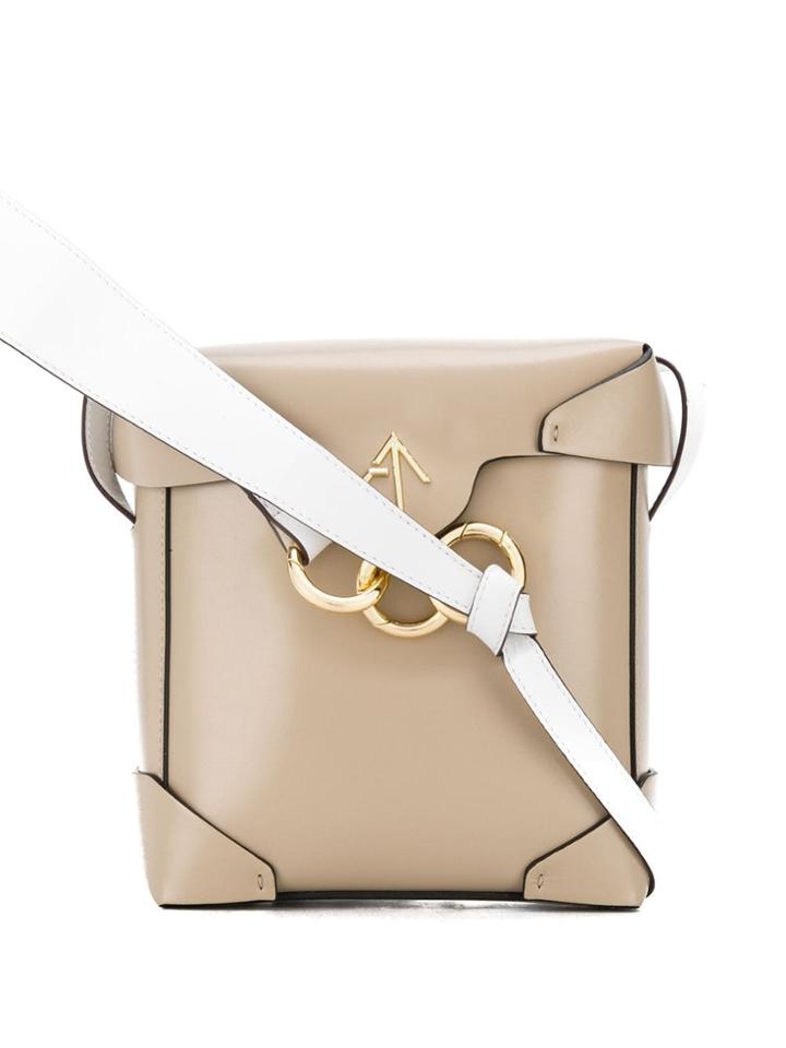 Manu Atelier Structured Shoulder Bag - Neutrals