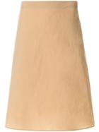 Jil Sander A-line Skirt - Nude & Neutrals