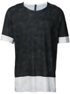 Kazuyuki Kumagai - Round Neck Layered T-shirt - Men - Cotton - 1, Black, Cotton