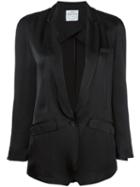 Forte Forte Loose-fit Blazer, Women's, Size: 3, Black, Viscose/cupro