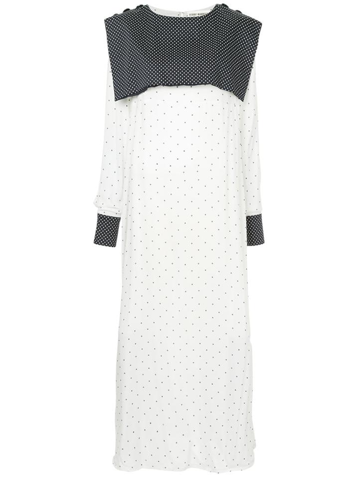 N Duo Long Sailor Dress - White