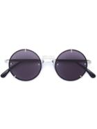 Vera Wang - Round Frame Sunglasses - Women - Stainless Steel - One Size, Black, Stainless Steel