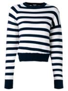 Dsquared2 - Striped Jumper - Women - Polyester/spandex/elastane/wool - L, Women's, Blue, Polyester/spandex/elastane/wool