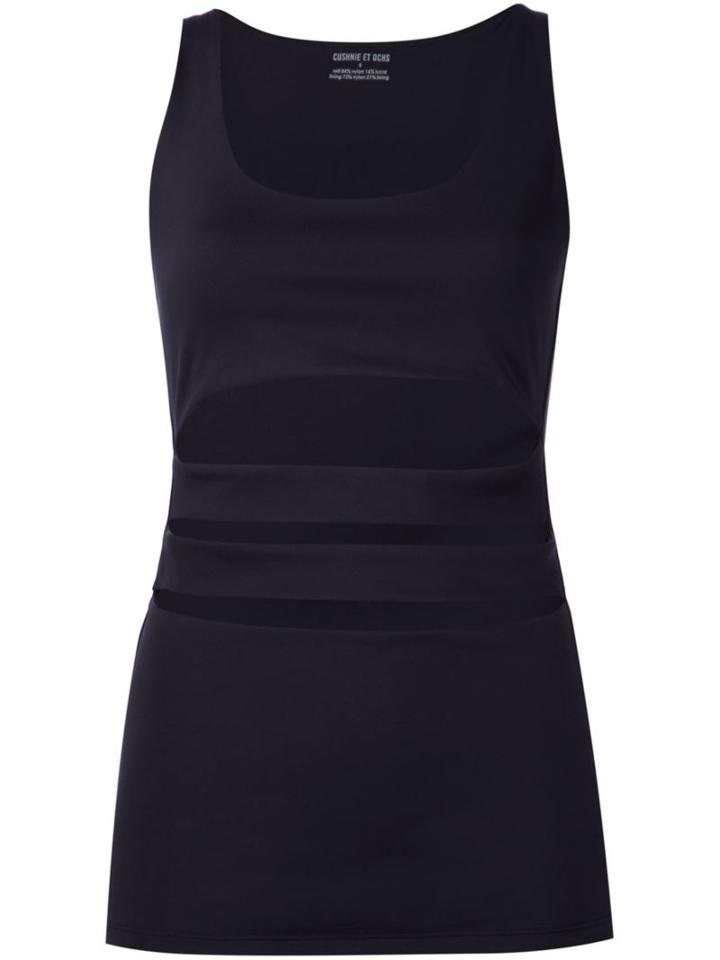 Cushnie Et Ochs 'cora' Tank Top, Women's, Size: Large, Black, Nylon/spandex/elastane