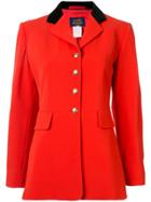Hermès Pre-owned Long Sleeve Coat Jacket - Red