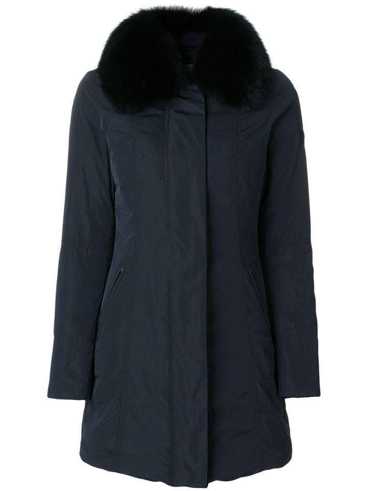 Peuterey Fur Trim Jacket - Blue