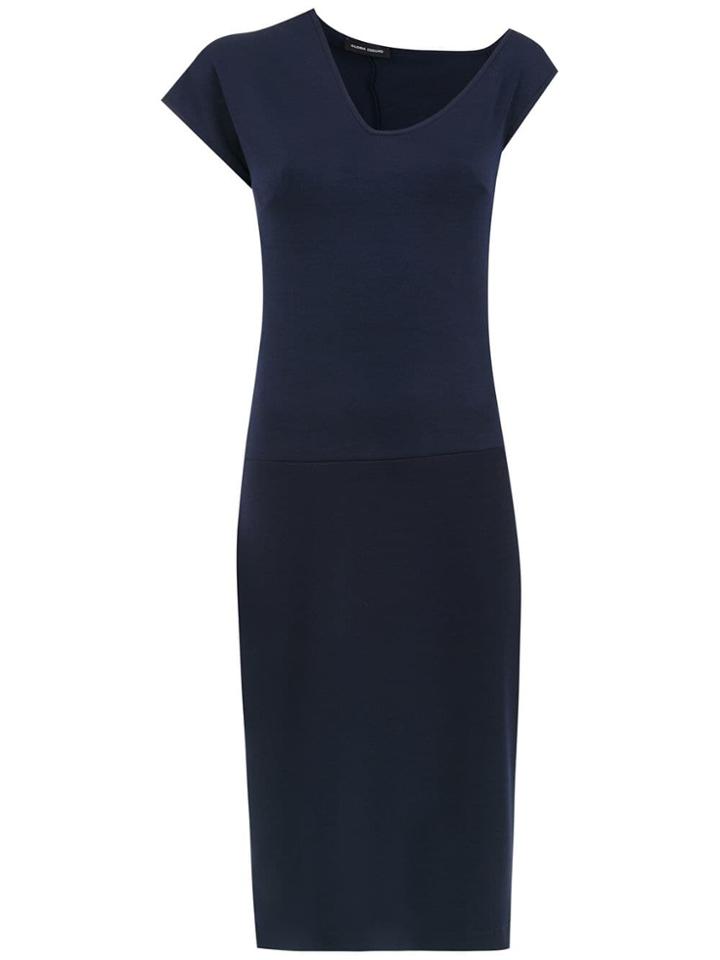 Gloria Coelho Asymmetric Dress - Blue