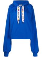 Reebok By Pyer Moss Hoodied Sweatshirt - Blue