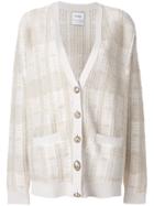 Barrie V-neck Cardigan - White