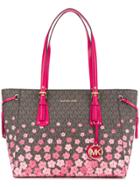 Michael Michael Kors Printed Jet Set Tote - Green