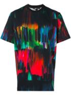 Y-3 Hand Painted Effect T-shirt, Men's, Size: Xs, Cotton/spandex/elastane